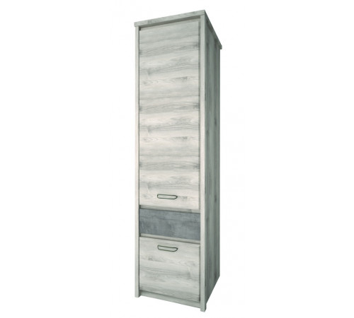 Шкаф-пенал для одежды Джаз 2D1S оникс