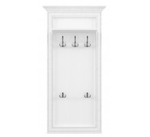 Настенная вешалка для одежды Тиффани L крем вудлайн с полкой