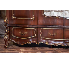 Шкаф 5-х дверный Элиза Люкс (орех)