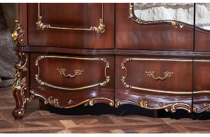 Шкаф 5-х дверный Элиза Люкс (орех)