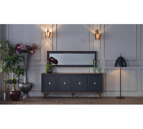 Длинный комод для посуды в гостиную Алегро ALEG-10