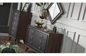 Узкий бельевой комод Алегро ALEG-28