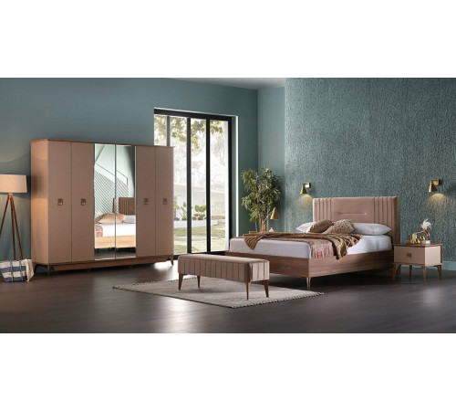 Шкаф платяной 6-и дверный Алвис (ALVIS) ALVIS-34