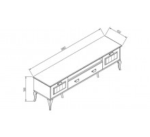 Тумба под ТВ Andera (Андера) andr-15