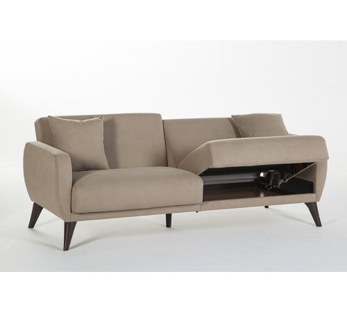 Трехместный Диван-кровать Flexy Флекси (бежевый)