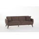 Трехместный Диван-кровать Flexy Флекси (коричневый)