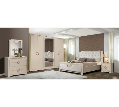Спальный гарнитур Бодрум (белый,серый,капучино)