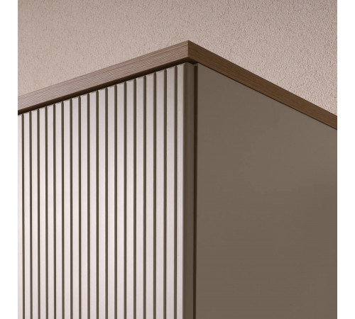 Четырехстворчатый шкаф для одежды Мадрид (Кашемир эмаль)