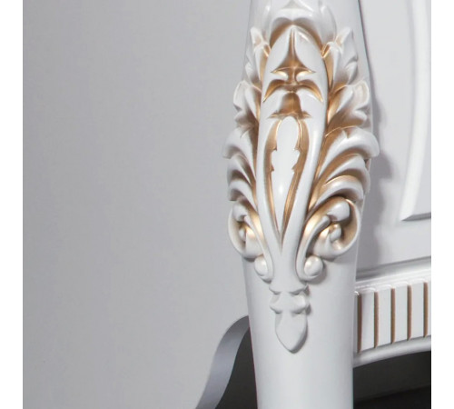 Тумба под тв гостиную Стелла (белый золото)