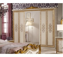 Шестистворчатый шкаф для одежды Анита (беж)