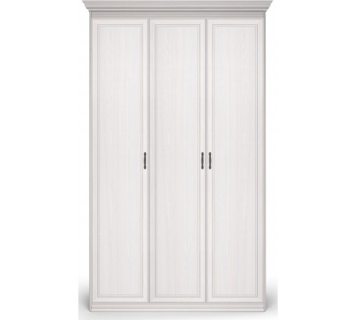 Шкаф 3-х дверный Неаполь Ясень анкор светлый (патина "серебро")