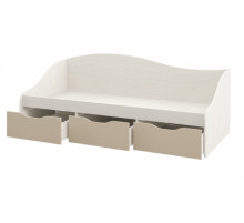 Детская односпальная кровать с ящиками внизу Комби МН-211-02 капучино