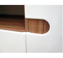 Модульная мебель для гостиной Леонардо белый глянец композиция 1