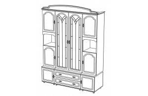 Стенка для гостиной Романтика ВК-09.3 от Мебель-Неман