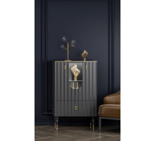 Комбинированный шкаф витрина Лоренсо МН-043-01