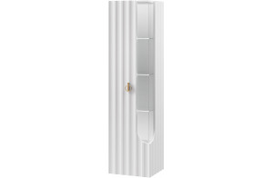 Шкаф-витрина навесной Лоренсо МН-043-02/03 белый