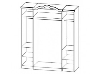 Четырехстворчатый шкаф Орхидея СП-002-14 (белый)
