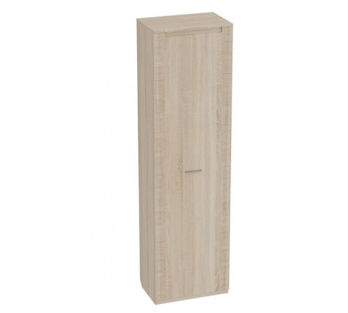 Одностворчатый шкаф с полками для спальни Элана, цвет Бодега белая