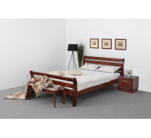 Двуспальная кровать Аврора (орех светлый)