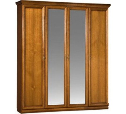 Шкаф для одежды Нинель ММ-167-01/04 (табак+тп)