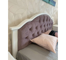 Двуспальная кровать Флоренция MUR-112-01/1 с каретной стяжкой