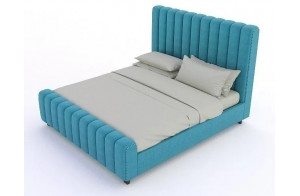 Двуспальная кровать Гомер MUR-IK-GOMER с мягкой спинкой