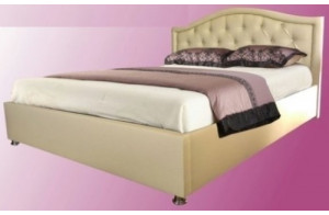 Двуспальная кровать Жанна MUR-IK-JANNA с мягкой спинкой