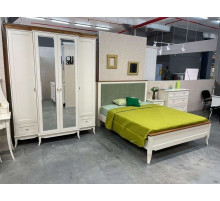 Двуспальная кровать Римини MUR-118-01/1 с мягкой вставкой