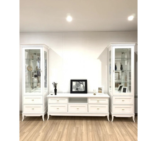 Шкаф-витрина для посуды Римини MUR-118-11 одностворчатый