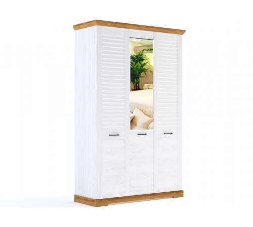 Трехстворчатый шкаф для одежды СК-7 (СА/ОРН) Кантри с зеркалом