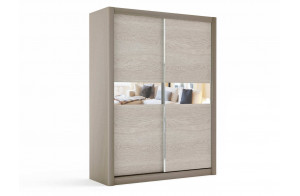 Двухстворчатый шкаф-купе для одежды СЛ-9 Лацио