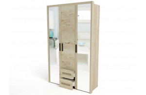 Трехстворчатый шкаф для одежды СМ-12 Мале с зеркалом