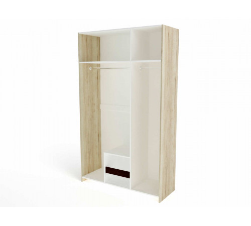 Трехстворчатый шкаф для одежды СМ-12 Мале с зеркалом