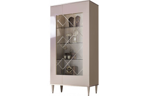 Шкаф витрина Rimini РМВ2-2С правый (слоновая кость)