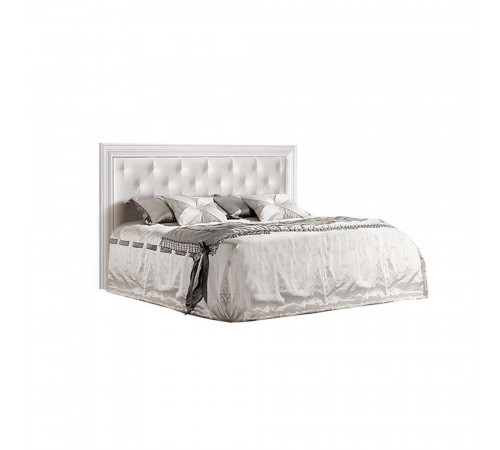 Двуспальная кровать с мягкой спинкой Амели АМКР140-2 (дуб)