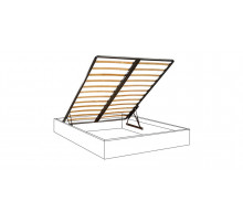 Двуспальная кровать с подъемным механизмом BOGEMIA (шоколад)