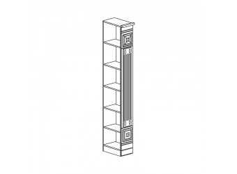Стеллаж Лючия 190 светлый